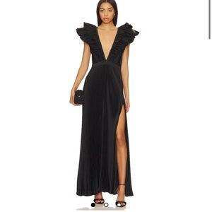 Beautiful Tuileries Gown in Noir L'IDEE